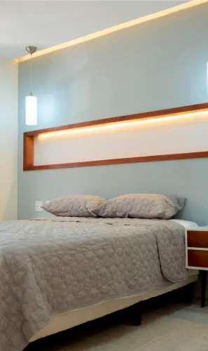 Comfortable accommodation options for patients receiving dental services in Mexico, ensuring a relaxing experience.